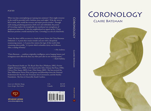 Full cover design for Coronology by Claire Bateman